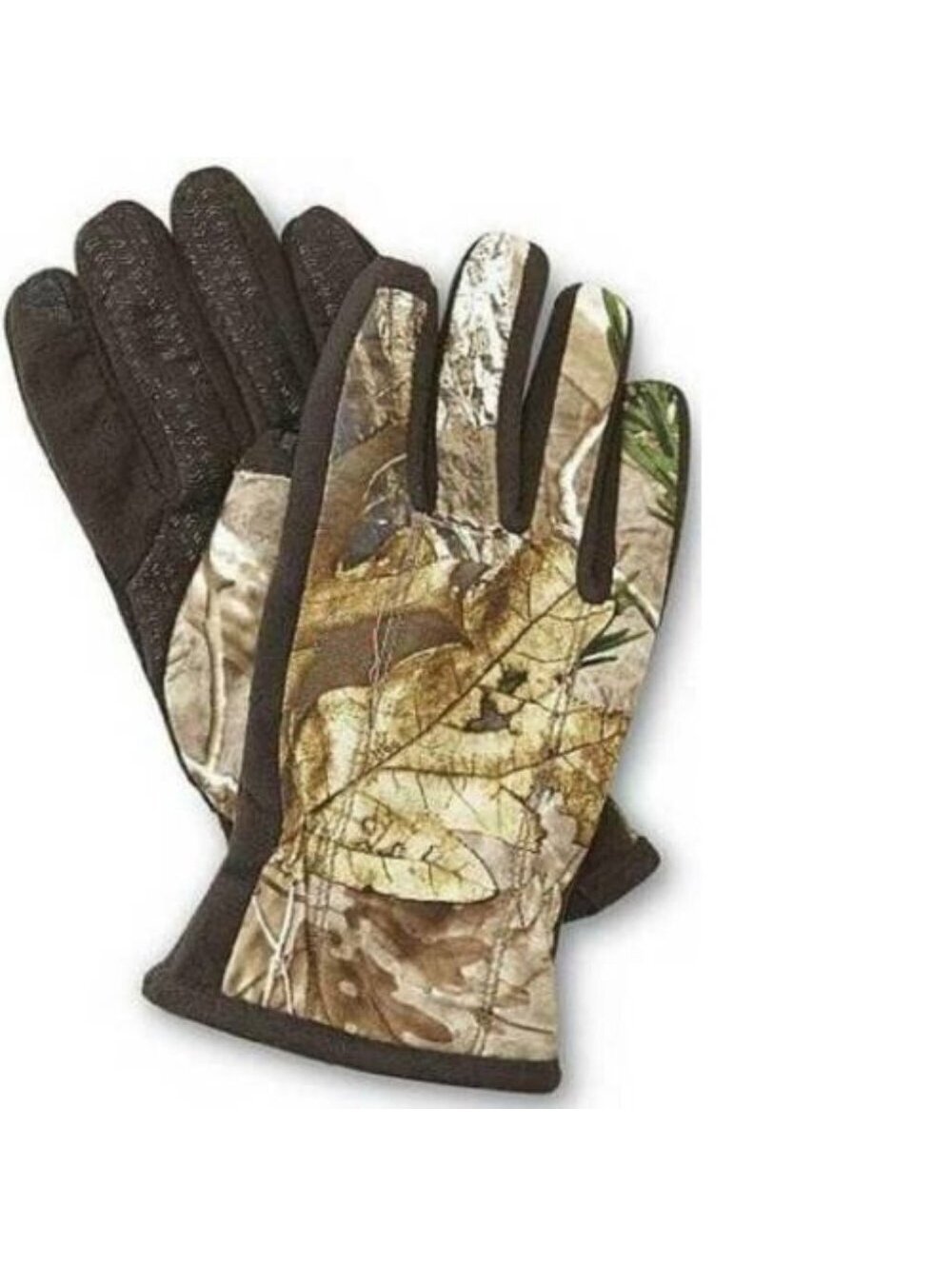 Isotoner Winter Gloves Smart Touch L Mens Stretch Camouflage Fleece Lined